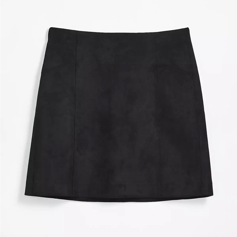 Faux Suede Shift Skirt - Size 4